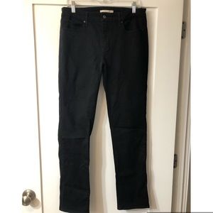 Levi's Premium 712 31x32 Black Slim Jeans
